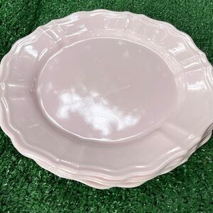 Pink Salad Plate Set of 4